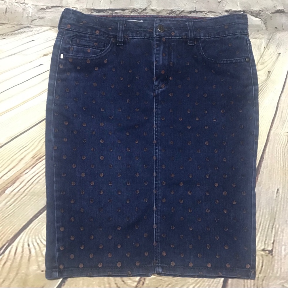Pilcro & The Letter Press Polka Dot Skirt